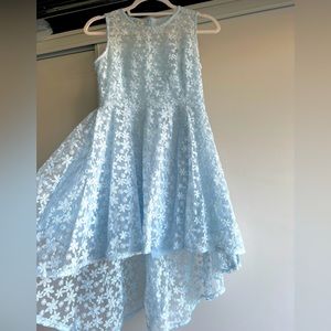 Gorgeous high-low dress in sky blue